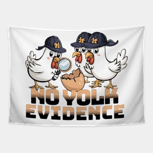 Chicken Detectives Wings of Justice Tapestry