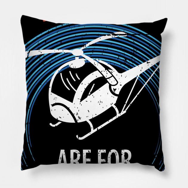 Helicopter Pilot Pillow by Johnny_Sk3tch