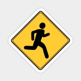 Road Sign - Runner Magnet