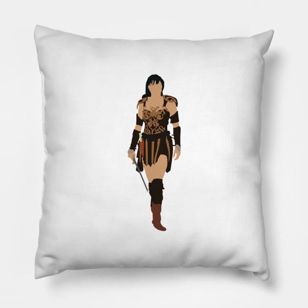 Xena Warrior Princess Pillow by FutureSpaceDesigns