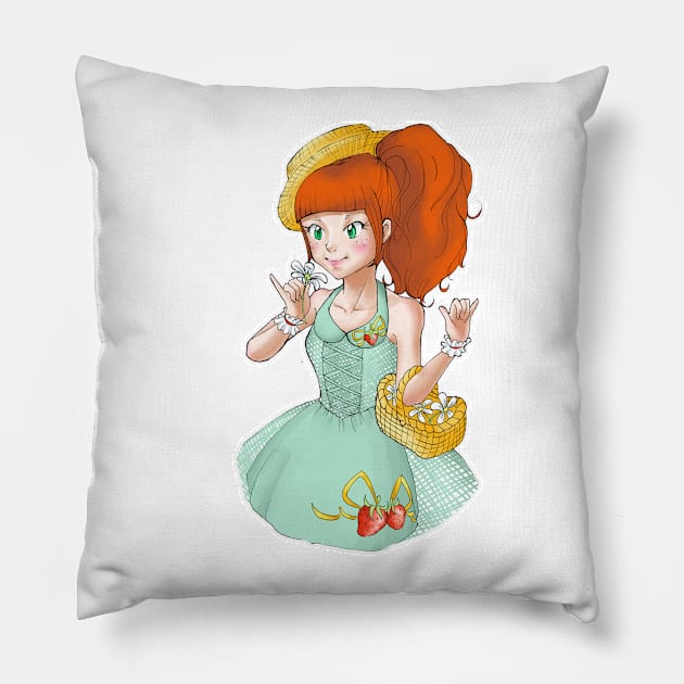 Country Lolita Pillow by Kittykaya