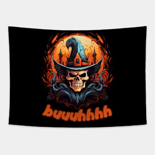 Buuhhhh-Halloween Haunt Tapestry