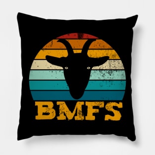 BMFS Goat Vintage Sunset Pillow