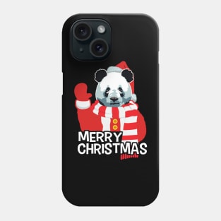 Funny Panda Santa Claus Merry Christmas Phone Case