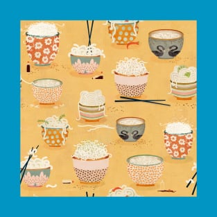 Oodles of noodles yellow T-Shirt