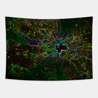 Black Panther Art - Glowing Edges 211 Tapestry