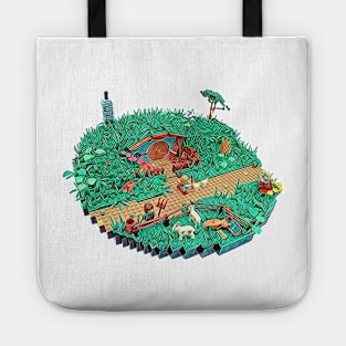 Bricks and Round Doors- Fantasy Tote