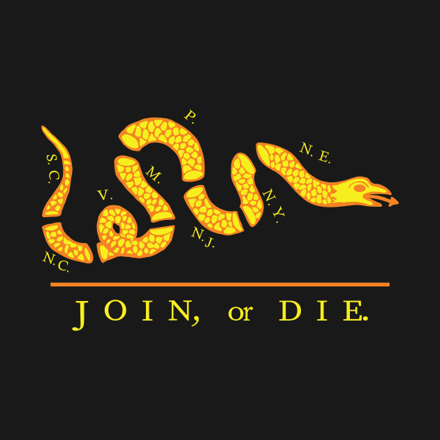 Yellow Join or Die by pelagio