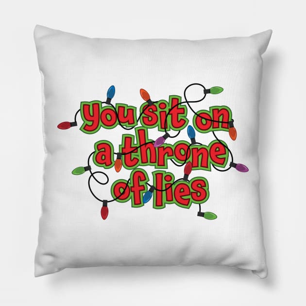 Throne of Lies Pillow by CuriousCurios