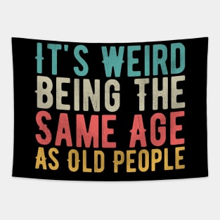 Funny Old People Quote, Vintage Grandfather  Birthday Gift idea, Tapestry