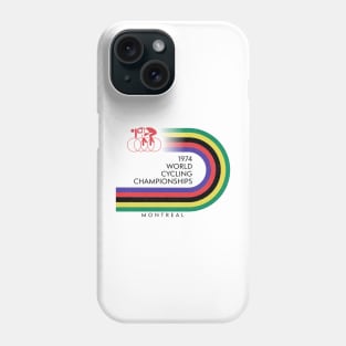 Retro Cycling - World Cycling Championships Montreal 1974 Phone Case