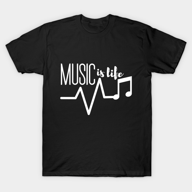 Discover Music Is Life - Music - T-Shirt