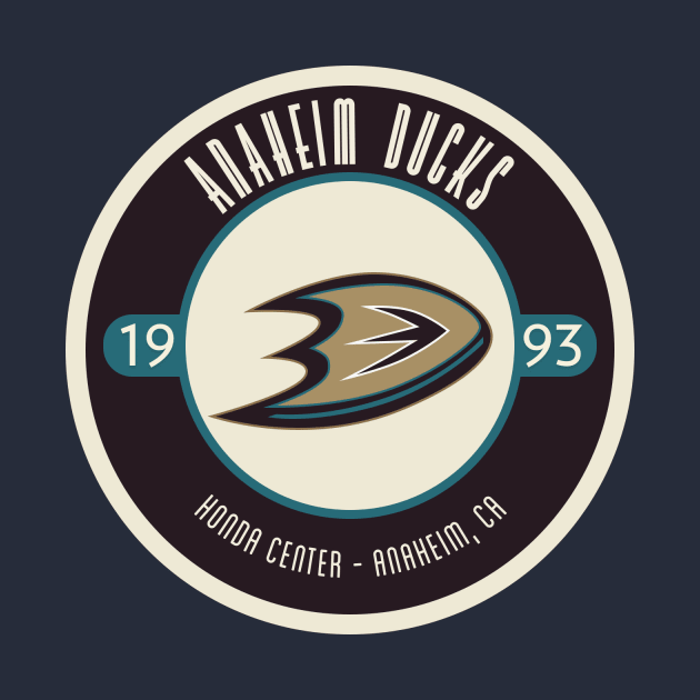 Anaheim Hockey Ducks Minimalist Logo by teepublic9824@ryanbott.com