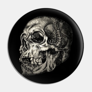 Creepy Skull V4 Pin