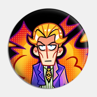 Anime JoJo's Bizarre Adventure Kira Yoshikage Metal Badge Button Brooch Pin  Medal Souvenir Cosplay Collection Bag