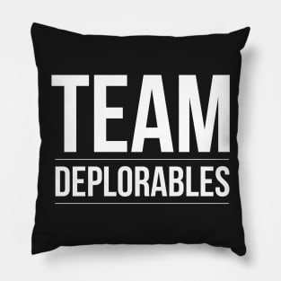 Team Deplorables Pillow