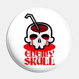 Enemy Skull Pin