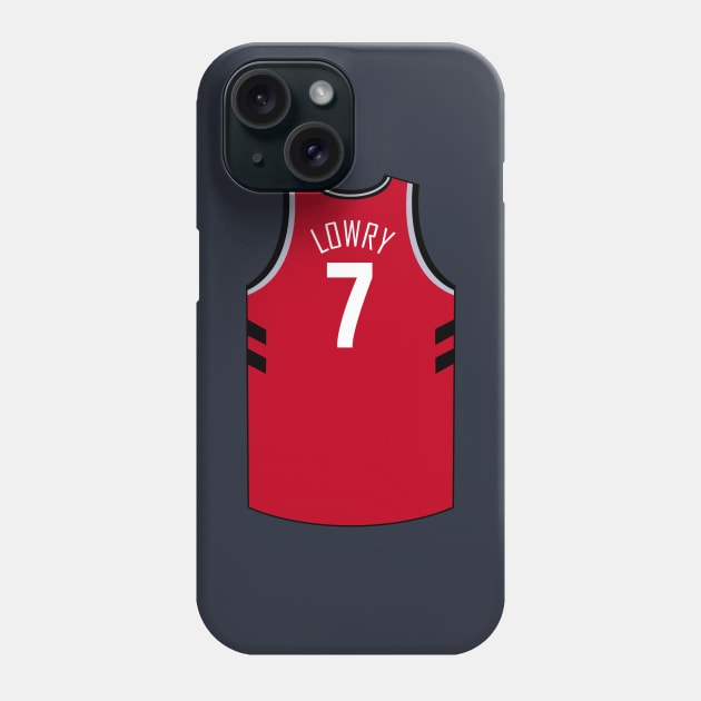 Kyle Lowry Toronto Jersey Qiangy Phone Case by qiangdade