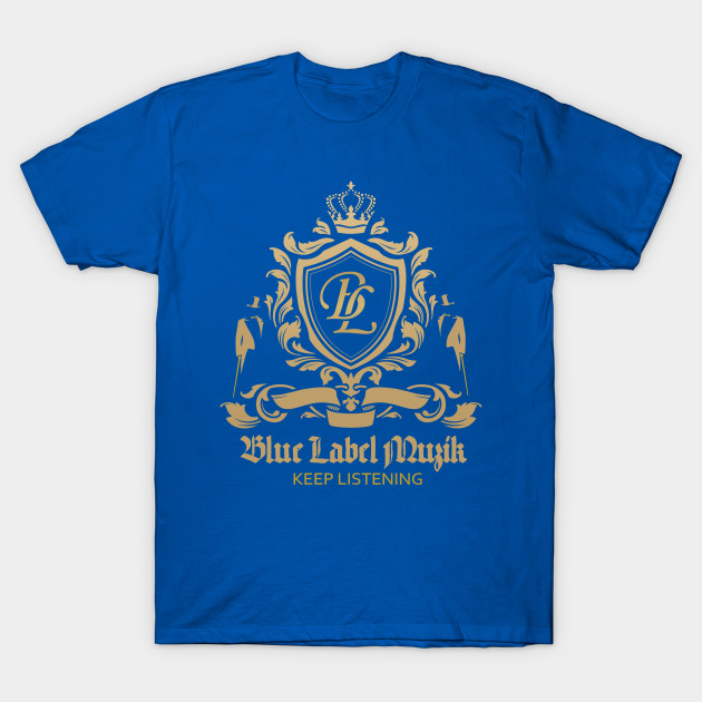 Blue Label Logo Music Studio T Shirt Teepublic
