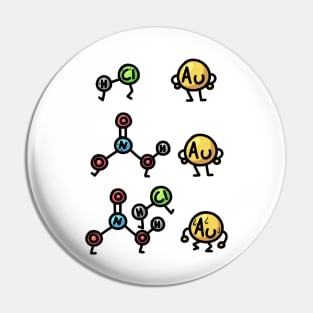 Aqua Regia Chemistry Joke Pin