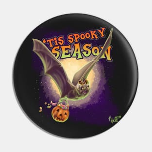 Spooky Season Candy Bat Pin