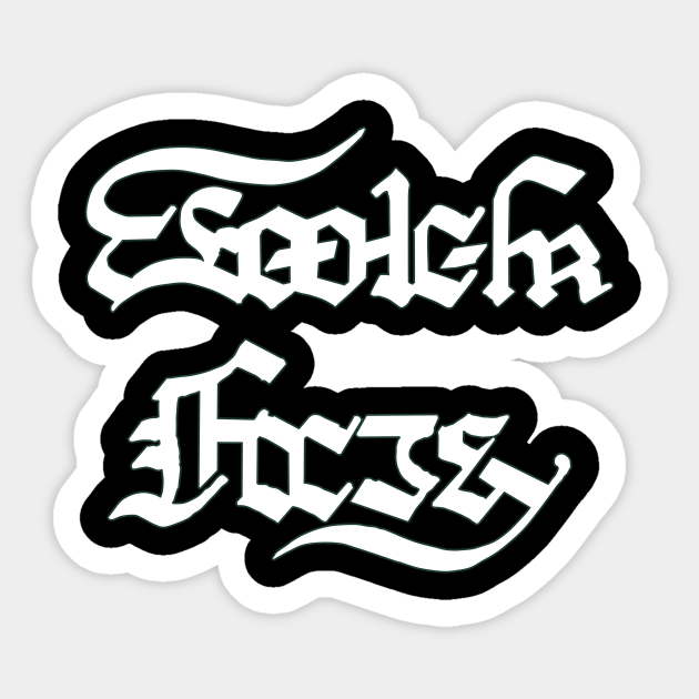Bottom Feeders Logo White Splatoon Sticker Teepublic Uk