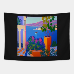 Days in Capri Tapestry