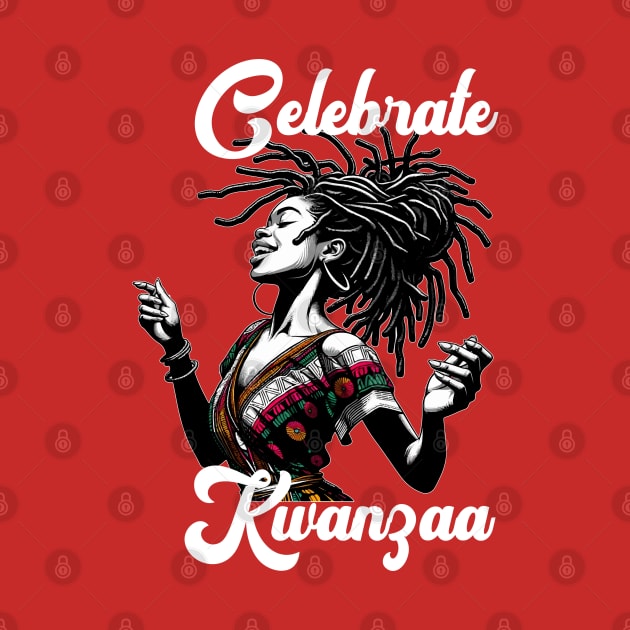 Celebrate Kwanzaa African Woman by blackartmattersshop