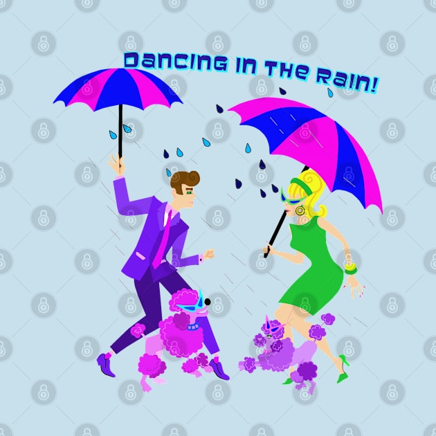Dancing in the Rain by Lynndarakos