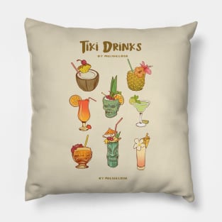 Tiki cocktails 2 Pillow