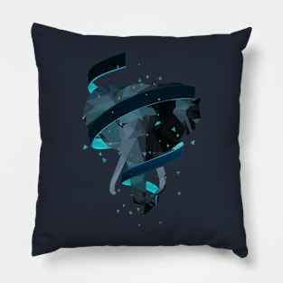 Elephant - 3D Art Polygonal Animal Pillow