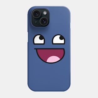 Smiley Happy Face Blue Phone Case