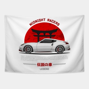 Tuner White 370Z JDM Tapestry