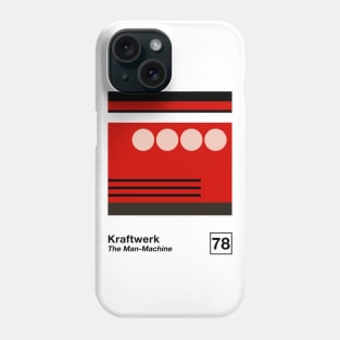 The Man-Machine / Minimalist Style Poster Artwork Design Phone Case