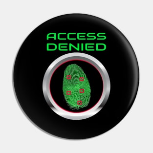 Cyber Security - Access Denied - Fingerprint - Cyber forensics Pin