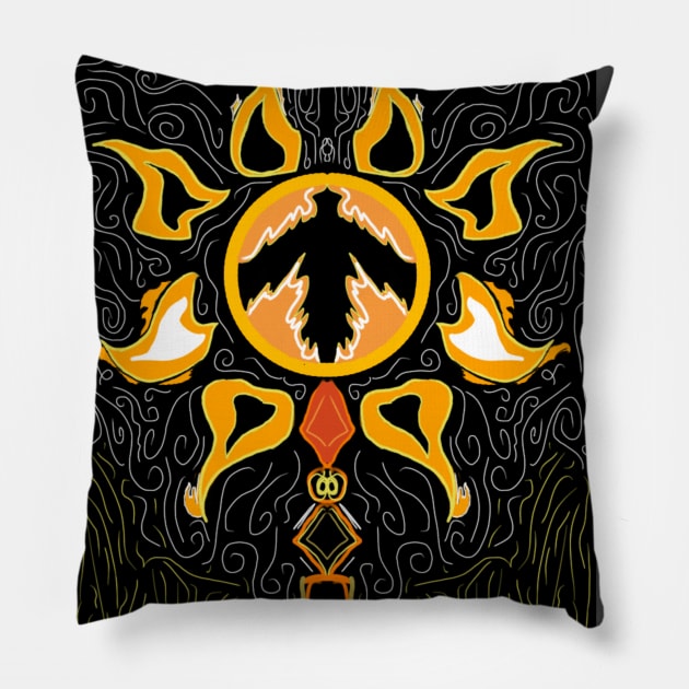 Phoenix Pillow by disposable762