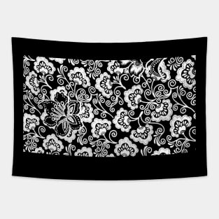 Paisley Fullprint BATIK Bali Flowers Tapestry