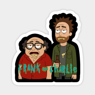 Frank & Charlie (Rick & Morty Style) Magnet