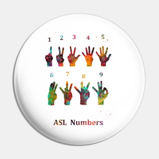 ASL sign Pin