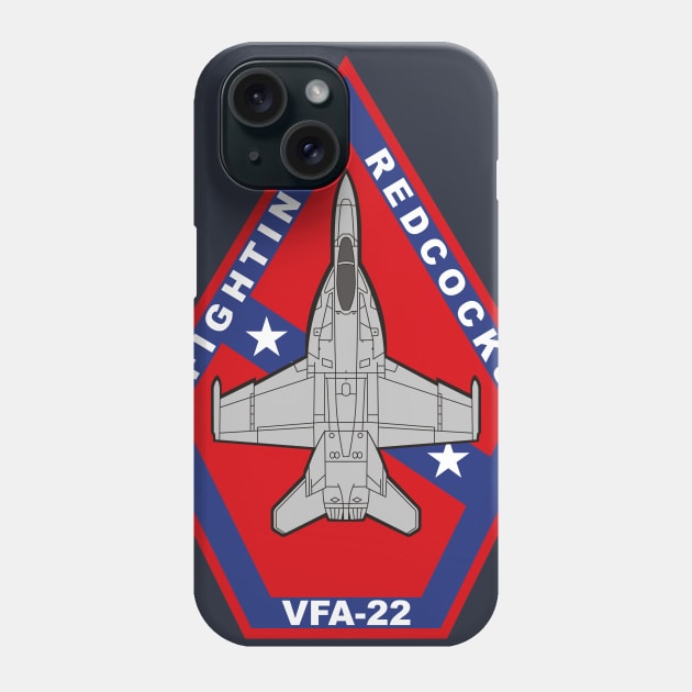 VFA-22 Fighting Redcocks - F/A-18 Phone Case by MBK