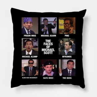 The Faces of Michael Scott - The Office Shirt Pillow