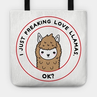 I just freaking love llamas, ok? Tote
