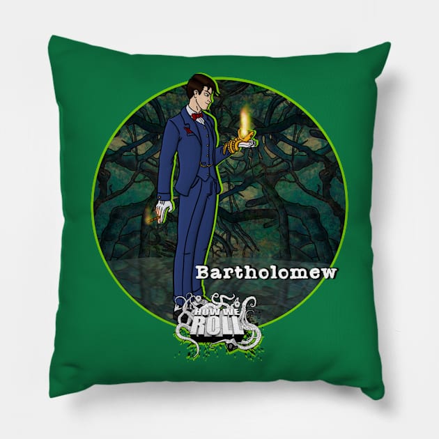 Bartholomew Pillow by How We Roll Podcast