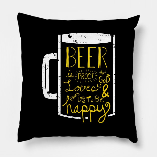 Beer Love Pillow by robyriker