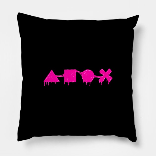 Melted game icon Pillow by yogisnanda