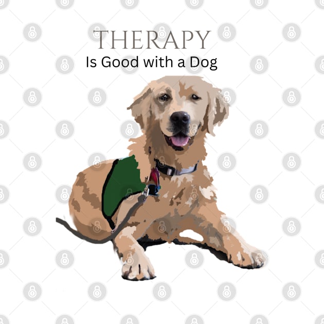 Therapy Dog Green by B C Designs