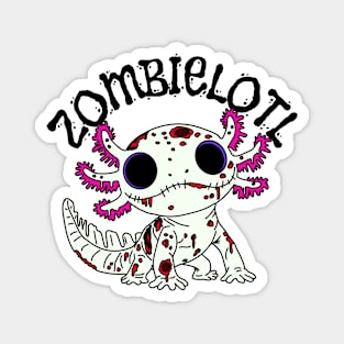 Zombie Axolotl Magnet