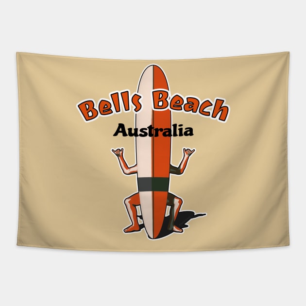 Bells Beach Australia Tapestry by AKdesign