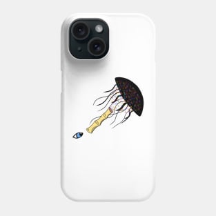 Rainbow Kaleidoscope jellyfish Phone Case