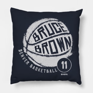 Bruce Brown Denver Basketball Pillow